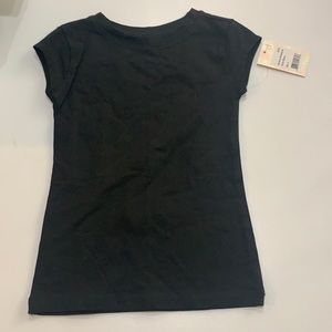 Black toddler tee